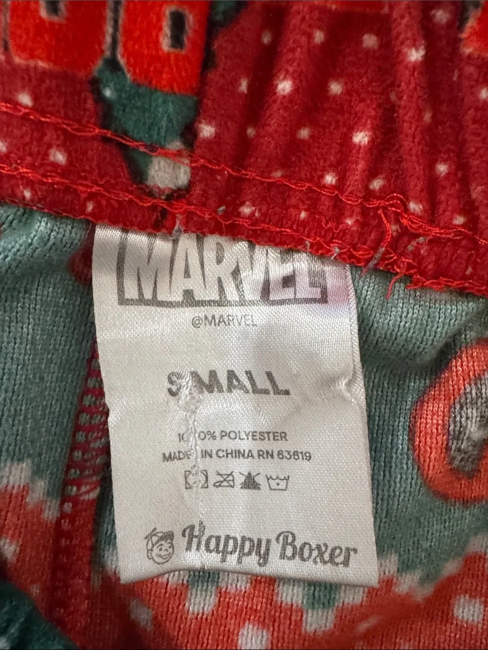 Men's Marvel Deadpool Christmas Ornament Pajama Pant size Small